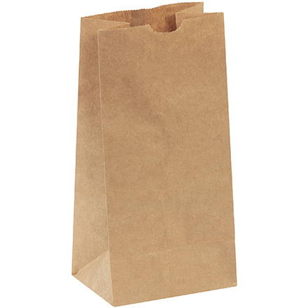 5 x 3 <span class='fraction'>1/4</span> x 9 <span class='fraction'>3/4</span>" Kraft Hardware Bags