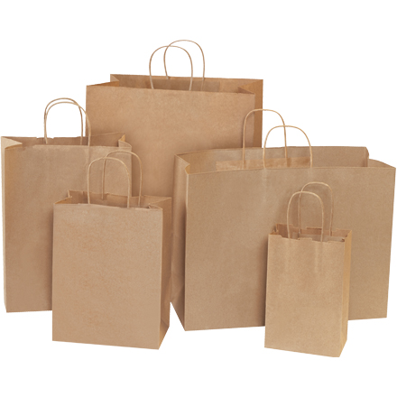 Kraft Paper Shopping Bags