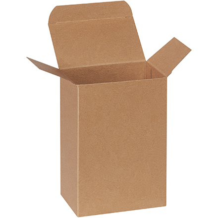 4 x 2 <span class='fraction'>1/2</span> x 6" Kraft Reverse Tuck Folding Cartons