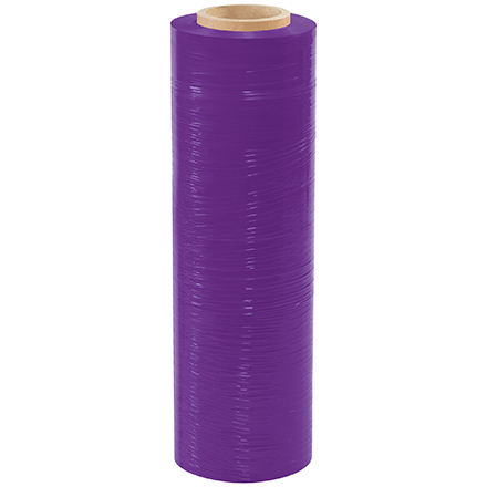 18" x 80 Gauge x 1500' Purple Cast Hand Stretch Film