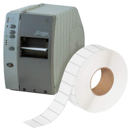 2 X 1" White Removable Thermal Transfer Labels